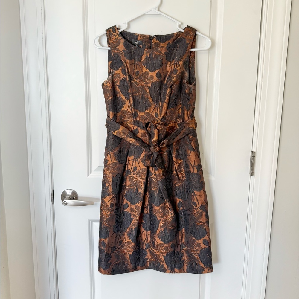 Talbots Sleeveless Jacquard Dress